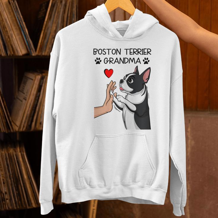 Boston Terrier Grandma Mother's Day Dog Mom Women's Hoodie, Boston Terrier Mom Hoodies, gift for family, gift for coworker