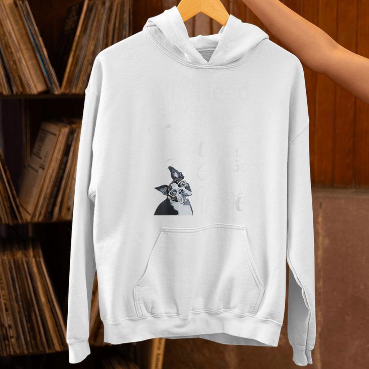 Boston Terrier Reading Books Love My Dog Men Women Kids T-Shirt Women's Hoodie, gift for family, gift for coworker