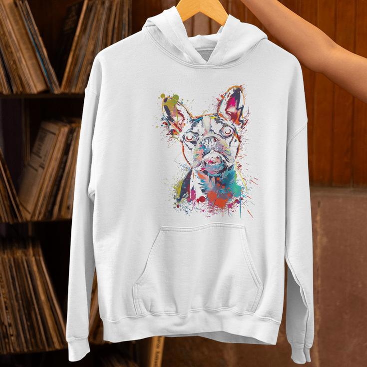 Boston Terrier Splash Women's Hoodie, gift for family, gift for coworker