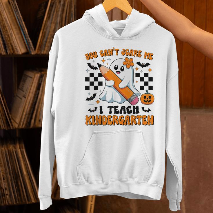 You Can't Scare Me I Teach Kindergarten Teacher Halloween Women's Hoodie, gift for family, gift for coworker You Can't Scare Me I Teach Kindergarten Teacher Halloween Women's Hoodie, gift for family, gift for coworker