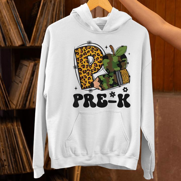 Cute Camo Pre K Back To School Teacher Kid Preschool Women's Hoodie, gift for family, gift for coworker Cute Camo Pre K Back To School Teacher Kid Preschool Women's Hoodie, gift for family, gift for coworker