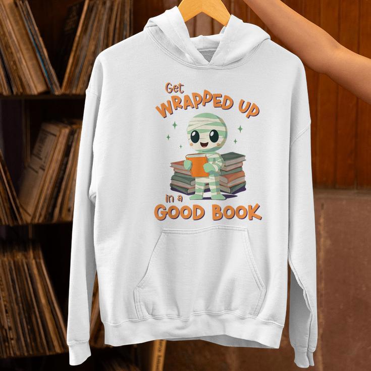 Cute Halloween Teacher Librarian Mummy Reading Books Women's Hoodie, gift for family, gift for coworker Cute Halloween Teacher Librarian Mummy Reading Books Women's Hoodie, gift for family, gift for coworker