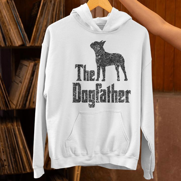 The Dogfather Boston Terrier Dog Funny Dog Gift T-Shirt For Men Women Girls Kids Women's Hoodie, gift for family, gift for coworker