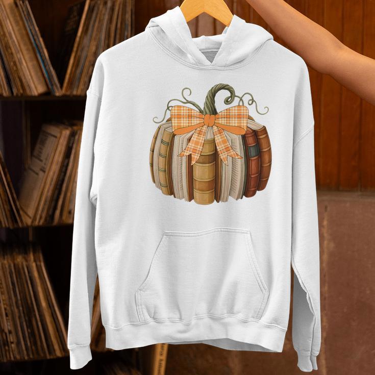 Fall Book Pumpkin Halloween Teacher Librarian Thanksgiving Women's Hoodie, gift for family, gift for coworker Fall Book Pumpkin Halloween Teacher Librarian Thanksgiving Women's Hoodie, gift for family, gift for coworker