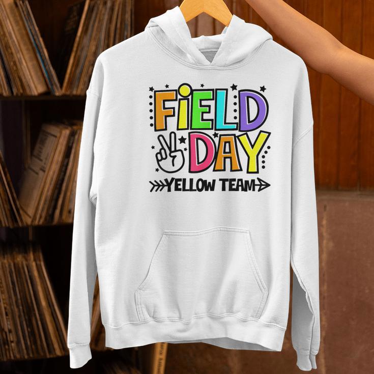 Field Day Yellow Team For Teacher Kids Field Day Games Women's Hoodie, gift for family, gift for coworker Field Day Yellow Team For Teacher Kids Field Day Games Women's Hoodie, gift for family, gift for coworker