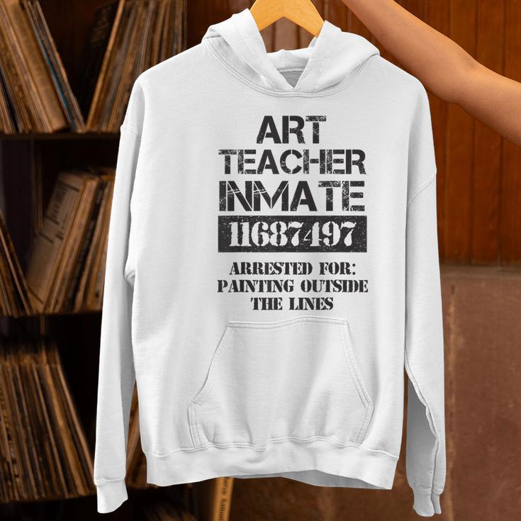 Halloween Art Teacher Prisoner Costume Women's Hoodie, gift for family, gift for coworker Halloween Art Teacher Prisoner Costume Women's Hoodie, gift for family, gift for coworker