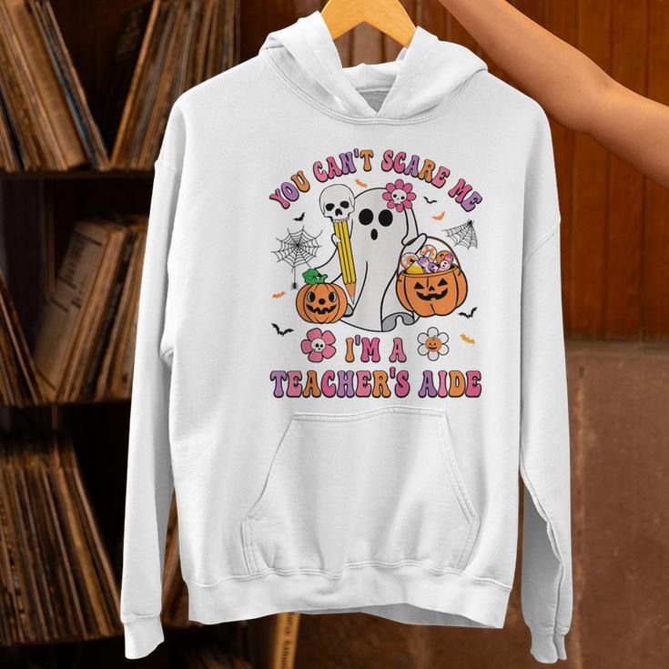 Halloween You Can't Scare Me I'm A School Teacher's Aide Women's Hoodie, gift for family, gift for coworker