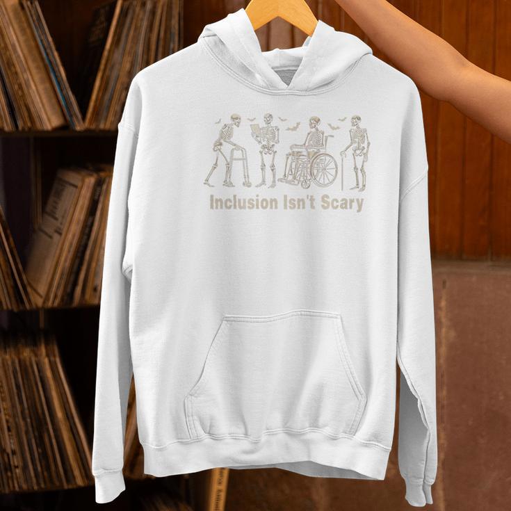 Inclusion Isn't Scary Skeleton Halloween Sped Teacher Premium Tri-Blend Women's Hoodie, gift for family, gift for coworker Inclusion Isn't Scary Skeleton Halloween Sped Teacher Premium Tri-Blend Women's Hoodie, gift for family, gift for coworker