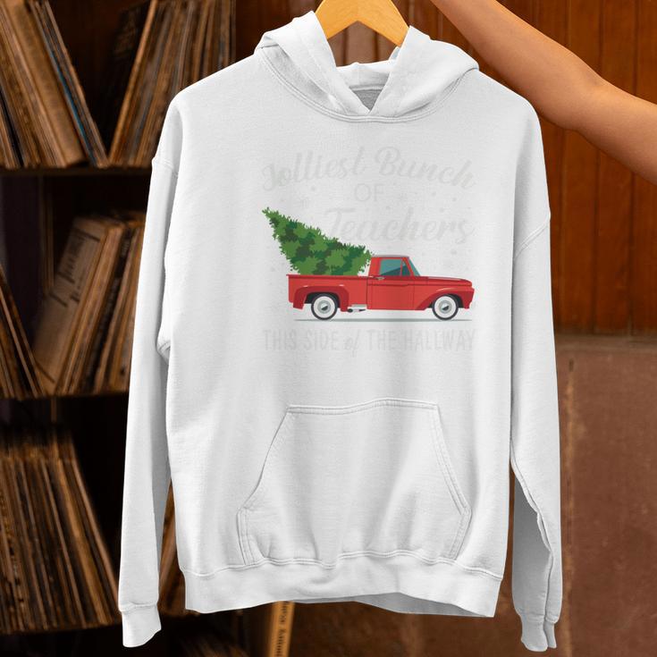 Jolliest Bunch Of Teachers This Side Of The Hallway Women's Hoodie, gift for family, gift for coworker Jolliest Bunch Of Teachers This Side Of The Hallway Women's Hoodie, gift for family, gift for coworker