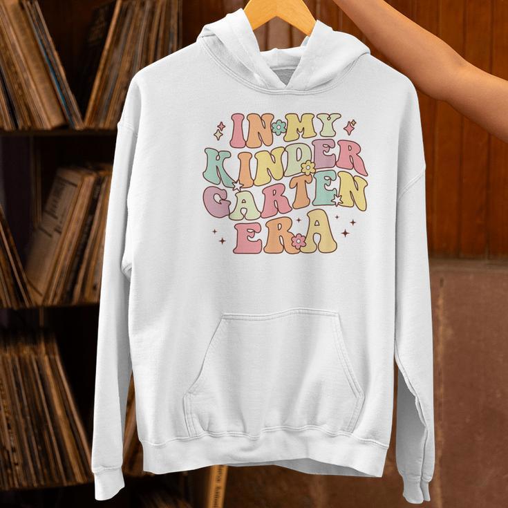 In My Kindergarten Era Retro Back To School Teacher Student Women's Hoodie, gift for family, gift for coworker In My Kindergarten Era Retro Back To School Teacher Student Women's Hoodie, gift for family, gift for coworker