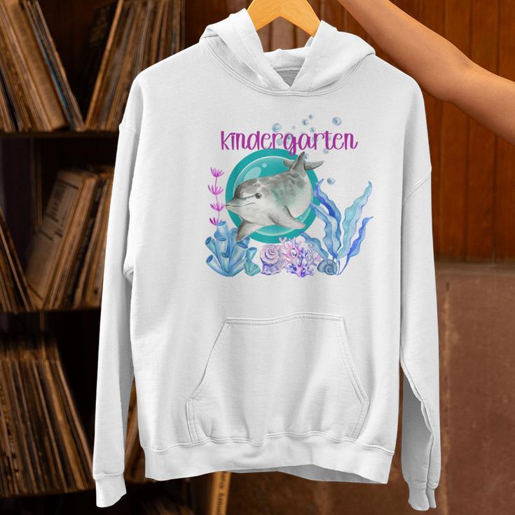 Kindergarten Teacher Dolphin Ocean Life Teaching Team Spirit Women's Hoodie, gift for family, gift for coworker Kindergarten Teacher Dolphin Ocean Life Teaching Team Spirit Women's Hoodie, gift for family, gift for coworker