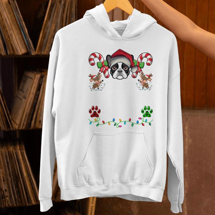 Most Likely Decorate Her Boston Terrier Dog Ugly Christmas Women's Hoodie, Boston Terrier Christmas Hoodies, gift for family, gift for coworker