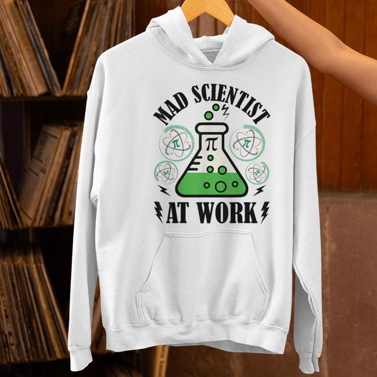Mad Scientist Science Teacher Halloween Costume Teen Girls Women's Hoodie, Science Teacher Hoodies, gift for family, gift for coworker