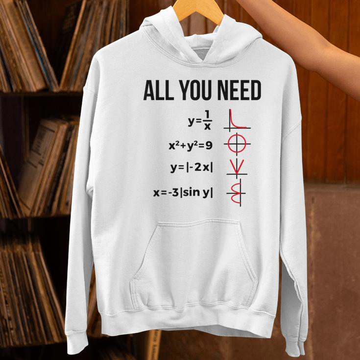 Math Graphs Mathematics Math Teacher Women's Hoodie, gift for family, gift for coworker
