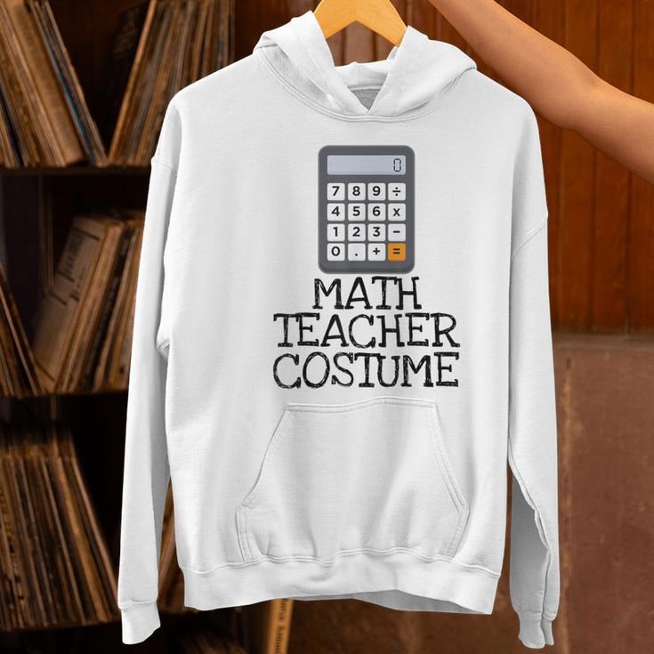 Math Teacher Costume Tshirt Halloween High School Calculator Women's Hoodie, gift for family, gift for coworker Math Teacher Costume Tshirt Halloween High School Calculator Women's Hoodie, gift for family, gift for coworker
