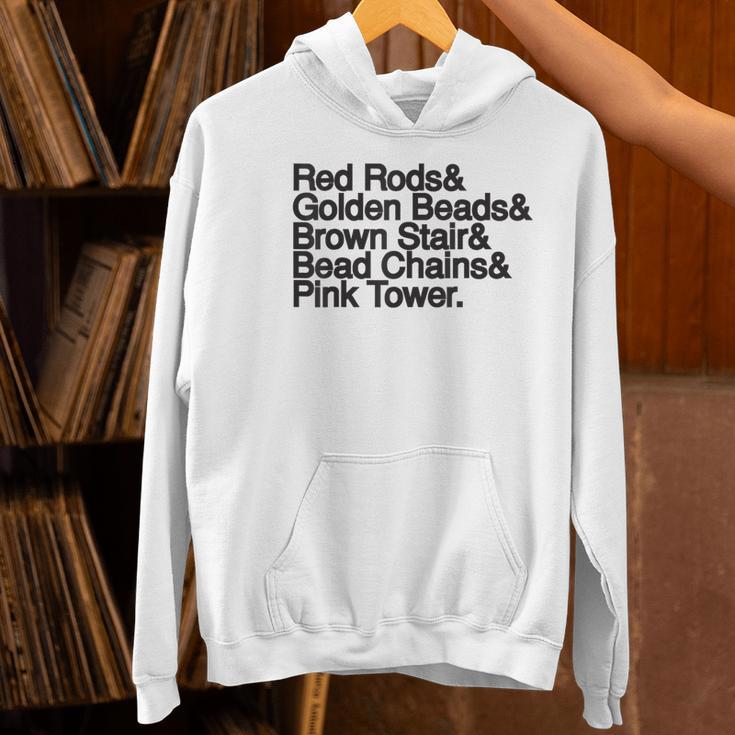 Montessori Helvetica Education Teacher Women's Hoodie, gift for family, gift for coworker Montessori Helvetica Education Teacher Women's Hoodie, gift for family, gift for coworker