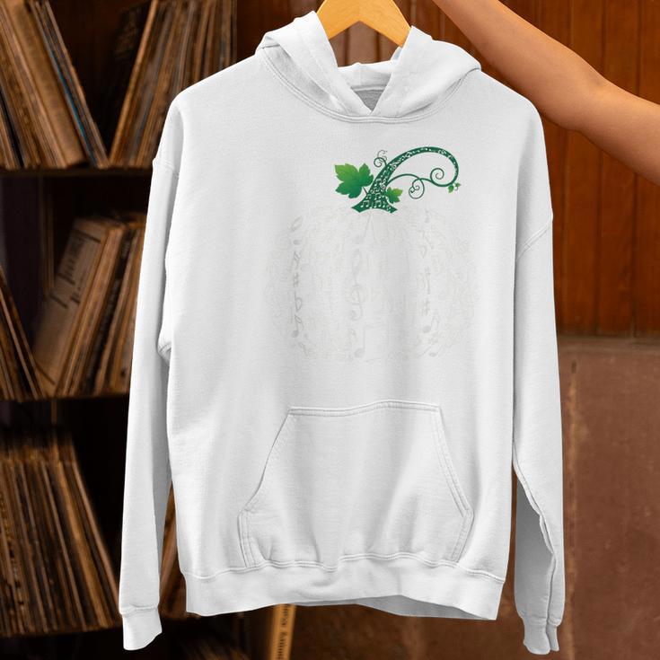 Music Notes Pumpkin Fall Music Teacher Women's Hoodie, gift for family, gift for coworker Music Notes Pumpkin Fall Music Teacher Women's Hoodie, gift for family, gift for coworker