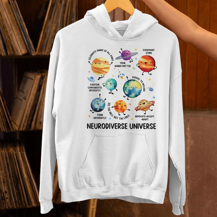 Neurodiverse Universe Space Planet Special Education Teacher Women's Hoodie, gift for family, gift for coworker