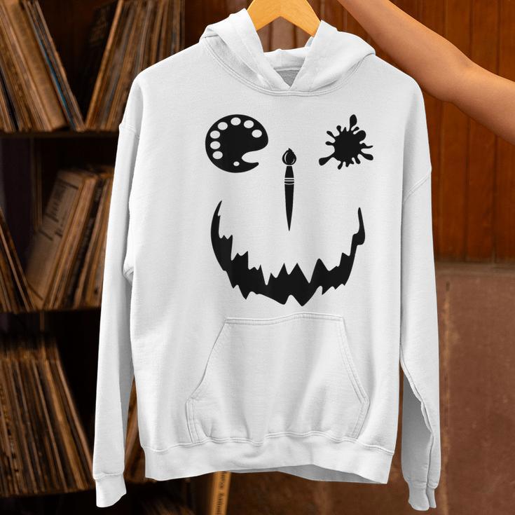 Pumpkin Artist Halloween Art Teacher Women's Hoodie, gift for family, gift for coworker