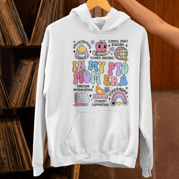 Retro In My PTO Mom Era Parent Organization Team Teacher Women's Hoodie, gift for family, gift for coworker Retro In My PTO Mom Era Parent Organization Team Teacher Women's Hoodie, gift for family, gift for coworker