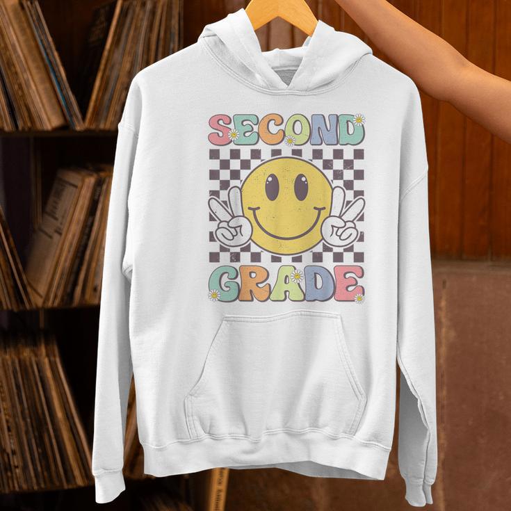 Second Grade Teachers Boys Girls Smile Face 2nd Grade Team Women's Hoodie, gift for family, gift for coworker Second Grade Teachers Boys Girls Smile Face 2nd Grade Team Women's Hoodie, gift for family, gift for coworker
