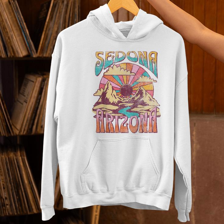 Sedona Arizona Nature Hiking Mountains Outdoors Vintage Women's Hoodie, gift for family, gift for coworker
