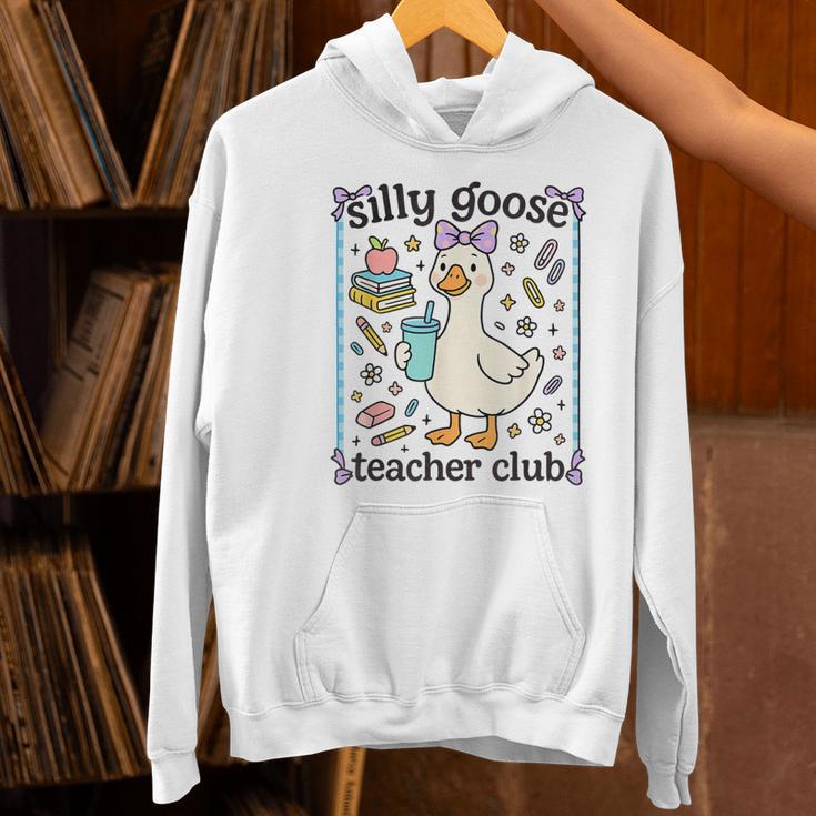 Silly Goose Teacher Club Silly Goose For Teacher Women's Hoodie, gift for family, gift for coworker Silly Goose Teacher Club Silly Goose For Teacher Women's Hoodie, gift for family, gift for coworker