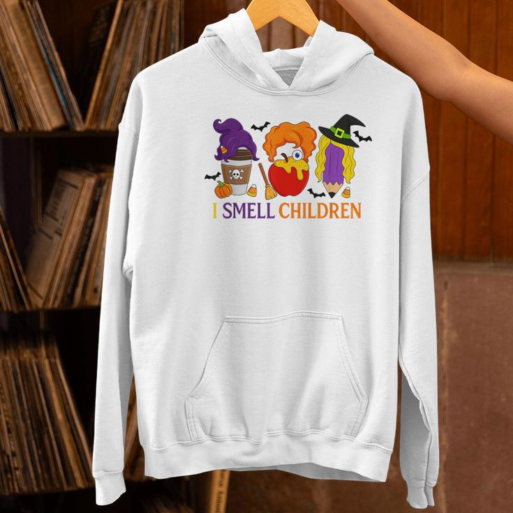 I Smell Children Witch Teacher Halloween Trick Or Teach Women's Hoodie, gift for family, gift for coworker I Smell Children Witch Teacher Halloween Trick Or Teach Women's Hoodie, gift for family, gift for coworker