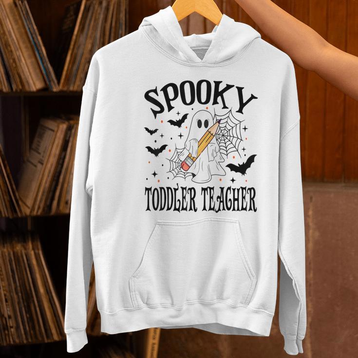 Spooky Toddler Teacher Halloween School Women's Hoodie, gift for family, gift for coworker Spooky Toddler Teacher Halloween School Women's Hoodie, gift for family, gift for coworker