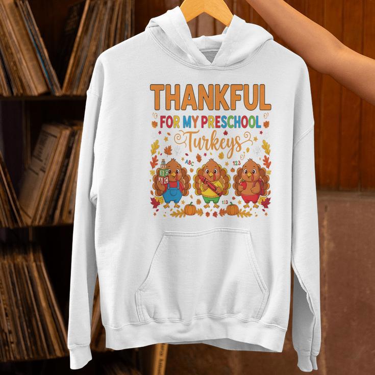 Teach Thanksgiving Teacher Thankful For My Preschool Turkeys Women's Hoodie, gift for family, gift for coworker Teach Thanksgiving Teacher Thankful For My Preschool Turkeys Women's Hoodie, gift for family, gift for coworker