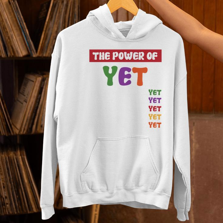 Teacher Growth Mindset Power Of Yet Women's Hoodie, gift for family, gift for coworker Teacher Growth Mindset Power Of Yet Women's Hoodie, gift for family, gift for coworker