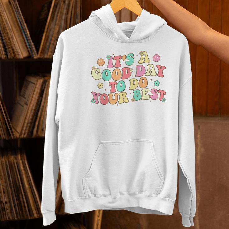 Teacher Testing Shirt It's A Good Day To Do Best Groovy Women's Hoodie, Groovy Teacher Hoodies, gift for family, gift for coworker Teacher Testing Shirt It's A Good Day To Do Best Groovy Women's Hoodie, Groovy Teacher Hoodies, gift for family, gift for coworker