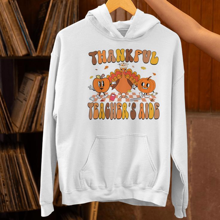 Thankful Teacher's Aide Thanksgiving Autumn Fall Women Men Women's Hoodie, gift for family, gift for coworker Thankful Teacher's Aide Thanksgiving Autumn Fall Women Men Women's Hoodie, gift for family, gift for coworker