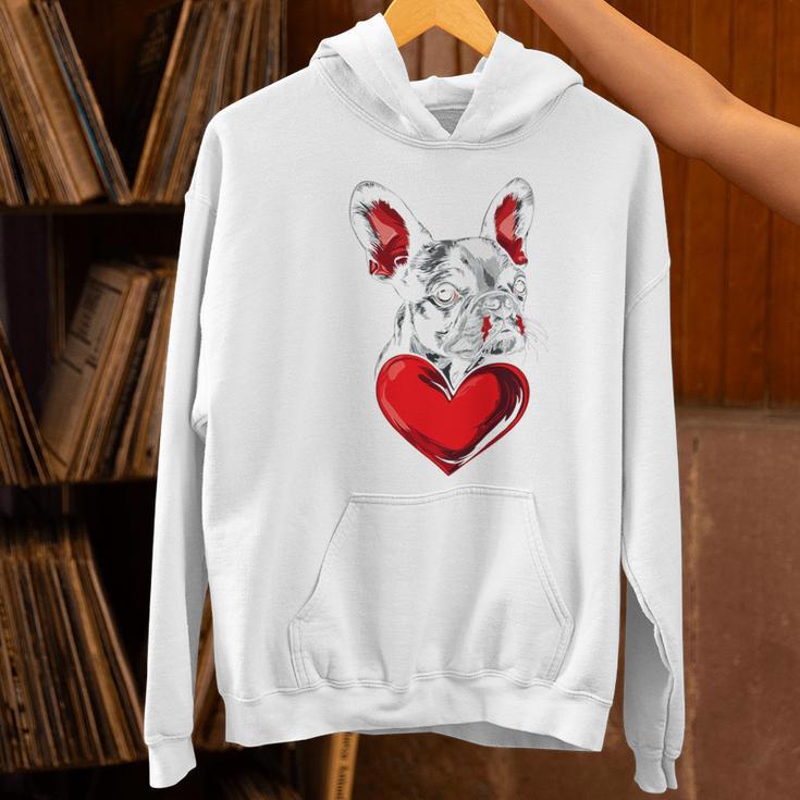 Valentine's Day Boston Terrier Dog Vector Women's Hoodie, gift for family, gift for coworker