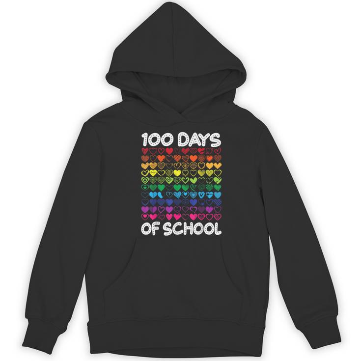 100 Days Of School Heart Love Teacher Or Student 100th Day Women's Hoodie, novelty gifts, funny gifts 100 Days Of School Heart Love Teacher Or Student 100th Day Women's Hoodie, novelty gifts, funny gifts