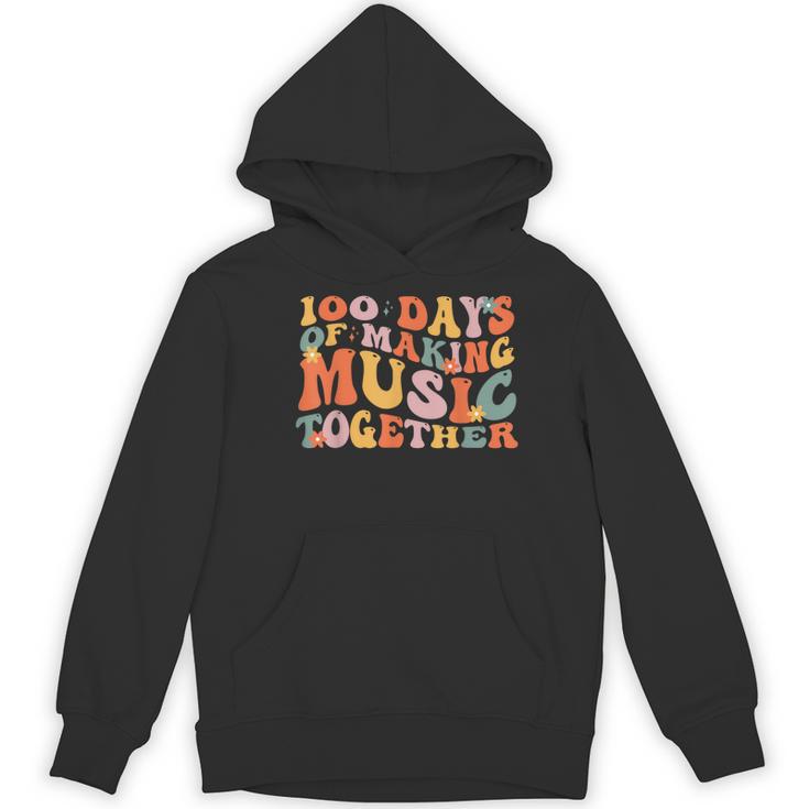 100 Days Of School Music Teacher Women's Hoodie, novelty gifts, funny gifts
