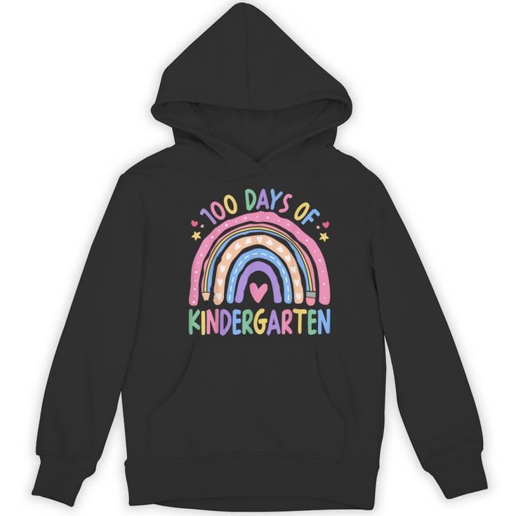 100th Day Of Kindergarten Teacher Kids 100 Days Smarter Women's Hoodie, novelty gifts, funny gifts