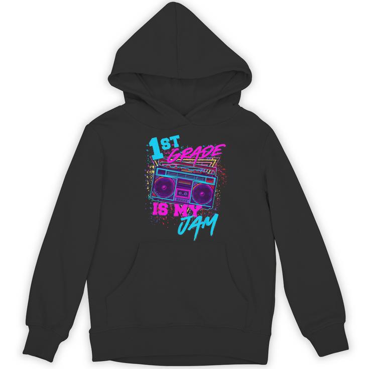 1st Grade Is My Jam Vintage 80s 80's Teacher Student Retro Women's Hoodie, novelty gifts, funny gifts 1st Grade Is My Jam Vintage 80s 80's Teacher Student Retro Women's Hoodie, novelty gifts, funny gifts