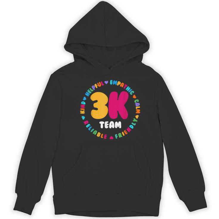 3K Team & Teacher Squad Threes Crew PreK Elementary Team Women's Hoodie, novelty gifts, funny gifts 3K Team & Teacher Squad Threes Crew PreK Elementary Team Women's Hoodie, novelty gifts, funny gifts