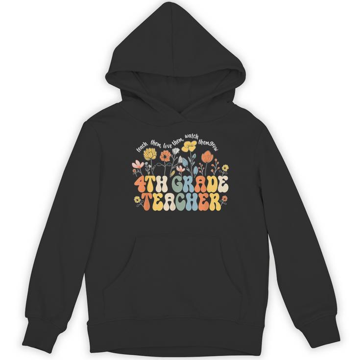 4th Fourth Grade Teacher Appreciation Teaching Wildflowers Women's Hoodie, novelty gifts, funny gifts 4th Fourth Grade Teacher Appreciation Teaching Wildflowers Women's Hoodie, novelty gifts, funny gifts