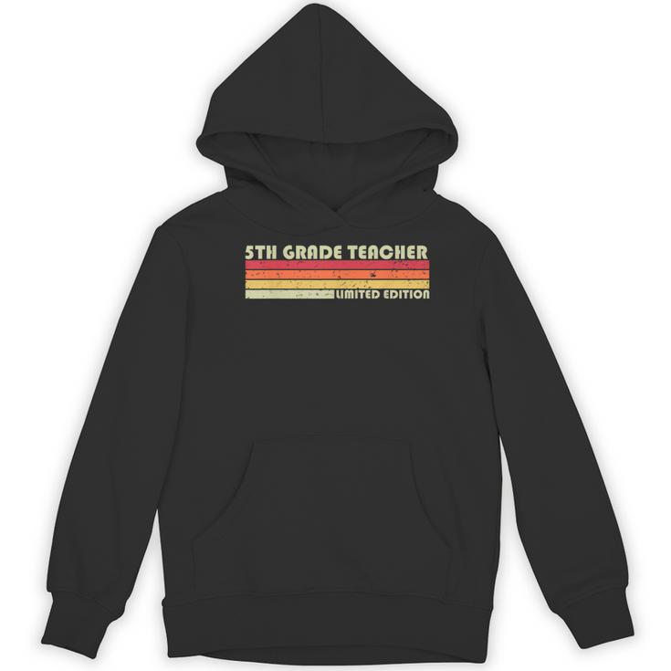 5TH GRADE TEACHER Job Title Profession Birthday Worker Women's Hoodie, novelty gifts, funny gifts