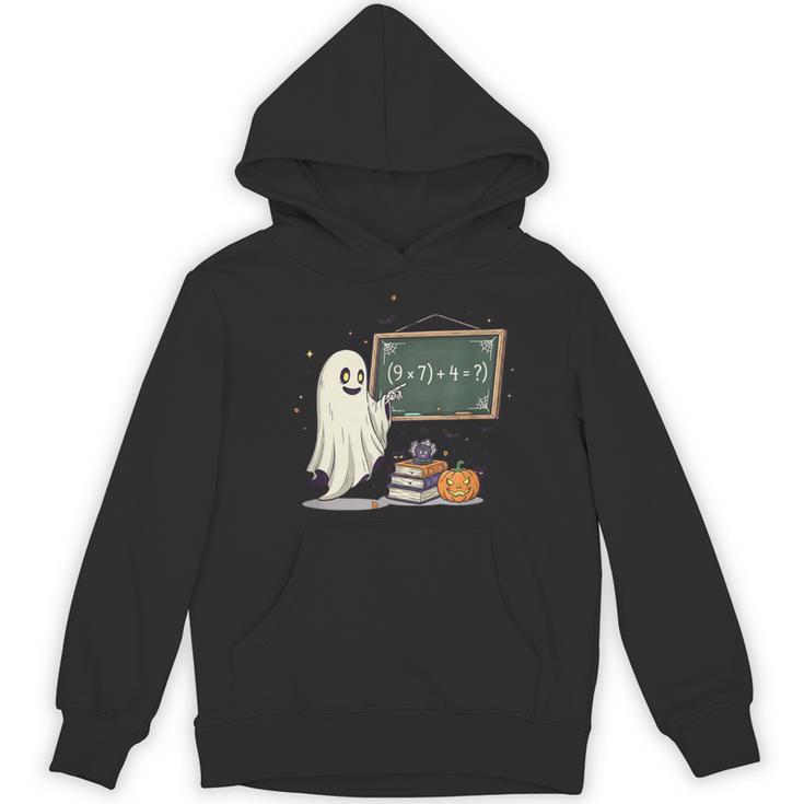 67 Teacher Halloween Ghost Six Seven Meme Math Joke Women's Hoodie, novelty gifts, funny gifts