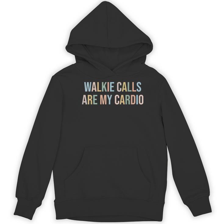 ABA SPED Teacher Coping Skills Walkie Calls Are My Cardio Women's Hoodie, novelty gifts, funny gifts ABA SPED Teacher Coping Skills Walkie Calls Are My Cardio Women's Hoodie, novelty gifts, funny gifts