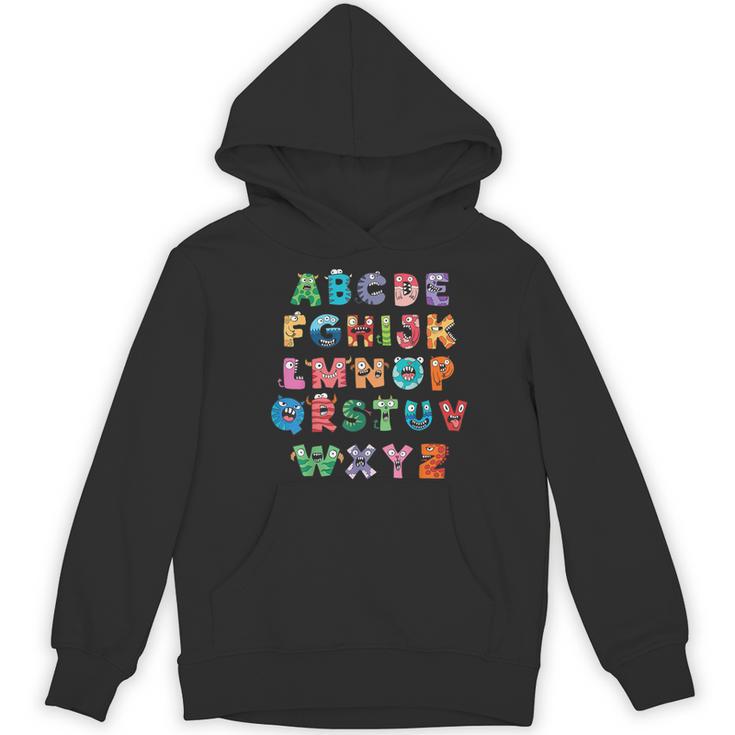 ABC Cute Monster Alphabet Halloween Teacher Costume Kids Women's Hoodie, novelty gifts, funny gifts ABC Cute Monster Alphabet Halloween Teacher Costume Kids Women's Hoodie, novelty gifts, funny gifts