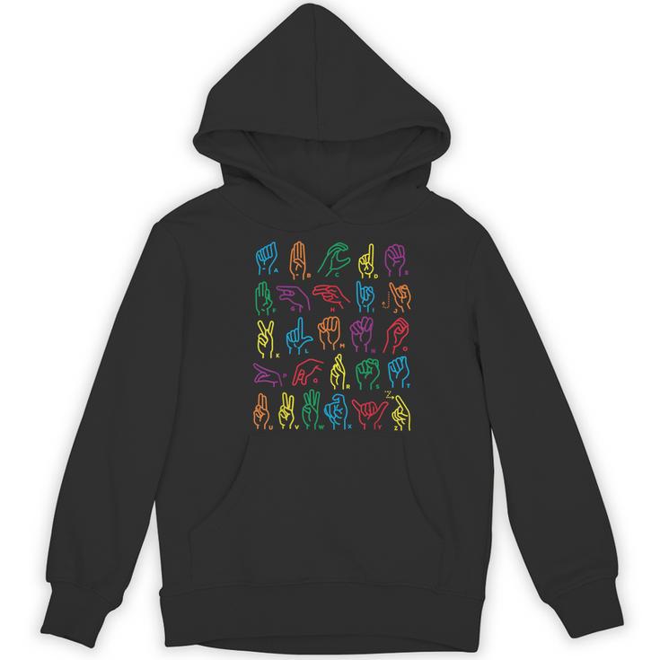ABC Sign Language Chart Teacher Hand Letter Alphabet ASL Women's Hoodie, novelty gifts, funny gifts ABC Sign Language Chart Teacher Hand Letter Alphabet ASL Women's Hoodie, novelty gifts, funny gifts