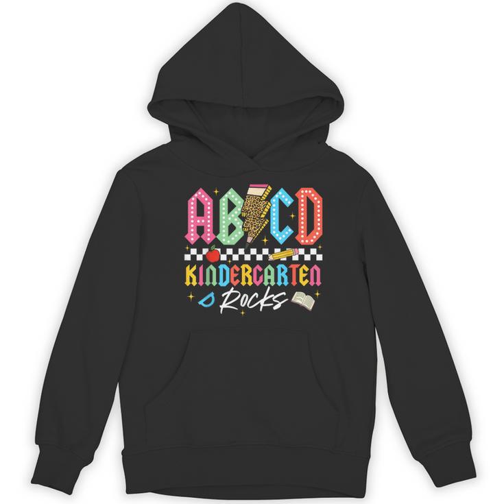 ABCD Kindergarten Rocks Pencil Lightning Teachers Rock Boys Women's Hoodie, novelty gifts, funny gifts ABCD Kindergarten Rocks Pencil Lightning Teachers Rock Boys Women's Hoodie, novelty gifts, funny gifts