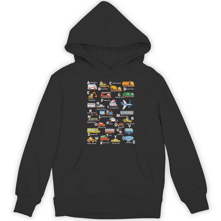 Alphabet Vehicles ABCs Learning Teachers Kids Boys Girls Women's Hoodie, novelty gifts, funny gifts Alphabet Vehicles ABCs Learning Teachers Kids Boys Girls Women's Hoodie, novelty gifts, funny gifts