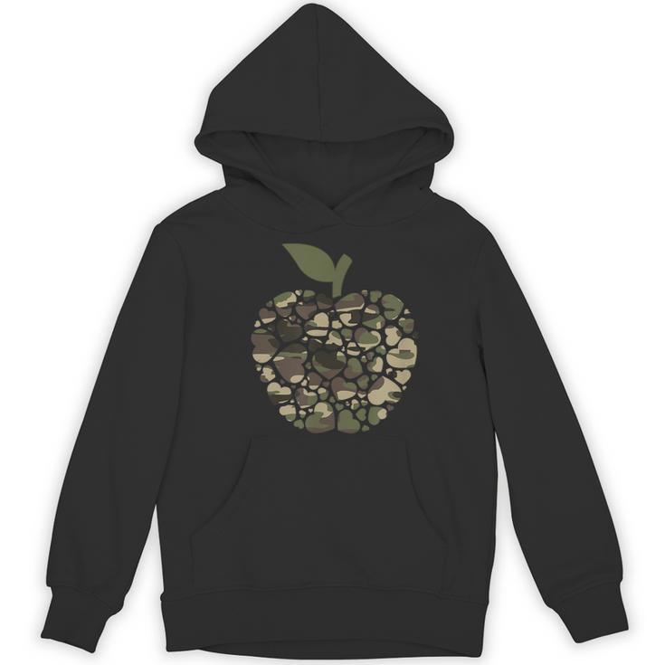 Apple Hearts Teacher Camouflage Clothing School Camo Apple For Men Women Girls Kids Women's Hoodie, novelty gifts, funny gifts Apple Hearts Teacher Camouflage Clothing School Camo Apple For Men Women Girls Kids Women's Hoodie, novelty gifts, funny gifts
