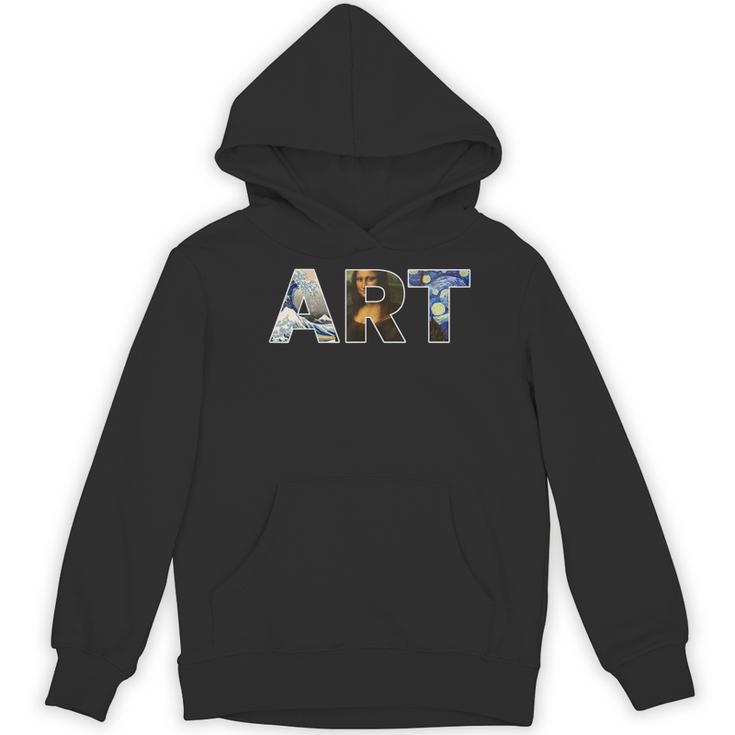 Art Artist Painting Teacher T Shirt Mona Lisa Great Wave For Men Women Women's Hoodie, novelty gifts, funny gifts