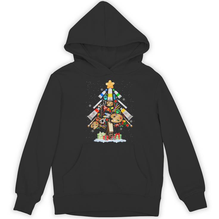 Art Christmas Tree Merry Christmas Artist Art Teacher Women's Hoodie, novelty gifts, funny gifts Art Christmas Tree Merry Christmas Artist Art Teacher Women's Hoodie, novelty gifts, funny gifts